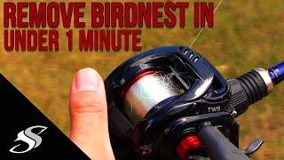 Baitcaster How to: Remove a Backlash/Birdnest in Under 1 Minute!