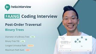 Coding Interview Fundamentals: Post-Order Traversal