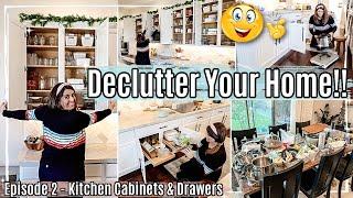 DECLUTTER YOUR HOME | episode 2 :: Kitchen Declutter With Me 2023 + Decluttering Tips