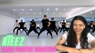 ATEEZ WEEK: Guerrilla / Eternal Sunshine / Deja Vu / Fireworks Dance Practice | REACTION!! (DAY 6)