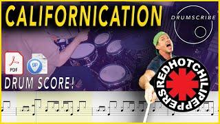 Californication - Red Hot Chili Peppers | Drum SCORE Sheet Music Play-Along | DRUMSCRIBE