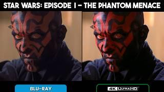 ▶️ Star Wars Episode I The Phantom Menace 4K release comparison Disney 4K vs 20th Century Fox Bluray