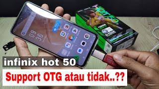 Apakah hp Infinix hot 50 support OTG,?? Simak video ini..!!