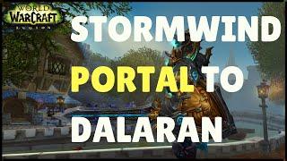 Stormwind Portal to Dalaran Legion (WoW - World of Warcraft)
