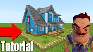 Minecraft Tutorial: How To Make The Hello Neighbour House Original "Hello Neighbour House"
