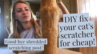 DIY Fix Your Cat’s Scratching Post - KESKINCELL