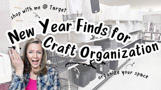 New Year Finds for Craft Organization | Shop With Me at Target!