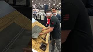 Testing IKO shingle wind strength  #tool #contractor #diy #roofing