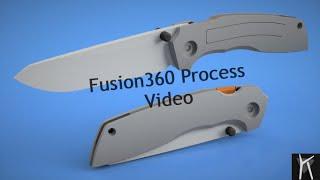 How I Design a Pocket Knife in Fusion360