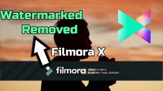 How To Filmora X Watermark Remover 2020 #tech of filmora sarathi