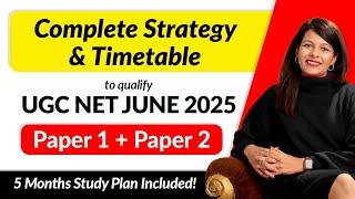 Beginner's Strategy for UGC NET June 2025 | Paper 1 & Paper 2- How to Study + Where to Start From?