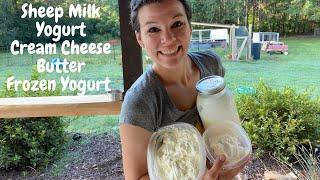Sheep Milk Recipes: Yogurt, Butter, Cream Cheese, Frozen Yogurt