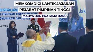 Perombakan Besar di Kemkomdigi, Meutya Hafid Lantik Pejabat Baru