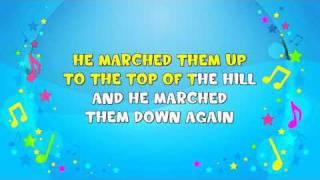 The Grand Old Duke of York | Sing A Long | Marching Song | Nursery Rhyme | KiddieOK