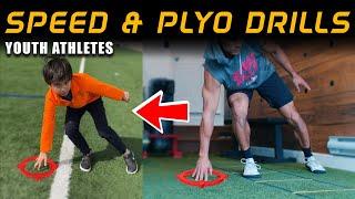 My Top 8 Beginner SPEED and PLYOMETRIC Jumps For YOUTH Athletes