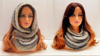 Easy Beginner Friendly Crochet Twisted Infinity Scarf Tutorial