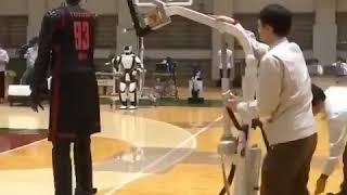 有趣科技：机器人投篮，百发百中 Interesting technology: Robot shooting