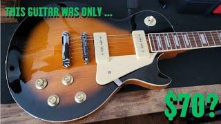 A P90 LP style guitar for $70 on Amazon? Gear-It guitar review