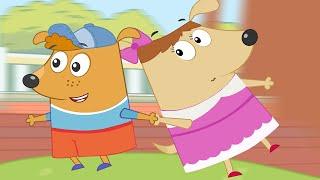 Safety cartoons for kids | Baby Tooth | DOG FAMILY
