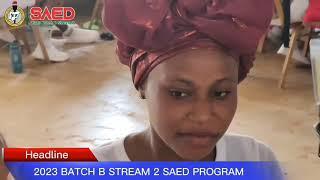 AED EXTRACT || 2023 BATCH B STREAM 2 SAED DOCUMENTARY || NYSC DELTA STATE #nysc #nysccamp