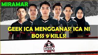 Geek Fam Chicken dinner! Ica MVP boss! 9 kills! gila gempak gameplay lady Ica ni! PMPL MYSG S4 2021