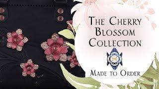 The Cherry Blossom Leather Collection - Our Handmade Items - Made to Order - Edmonton, Alberta