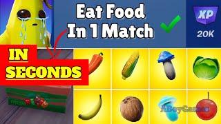 *All Locations! Eat Food in a Single Match - Fortnite Winterfest Quests 2021