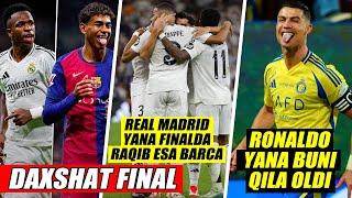 REAL MADRID VS BARCELONA RONALDO INSON EMAS GARNACHO KETADI FUTBOL YANGILIKLARI 2025