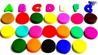 Abecedario en Español para Niños| Abecedario con Play Doh|Aprende los colores