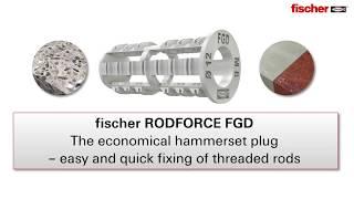 Easy and quick fixing of threaded rods - Threaded rod plug RODFORCE FGD