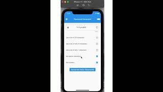 Password Generator App using Flutter