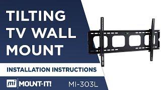 Tilting TV Wall Mount Bracket | Assembly (MI-303L)