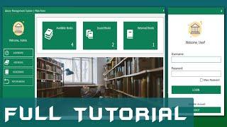 C# Full Tutorial - Library Management System with Source Code