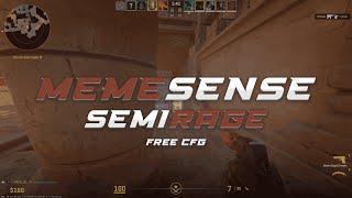 SEMI-RAGE  CHEATING with memesense.gg | FREE CFG | PREMIER | VAC BYPASSING | читы | мемесенс