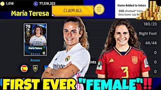 FIRST TIME EVER "FEMALE" in EFOOTBALL24 MOBILE‼️️️️KONAMI ARE YOU KIDDING ME⁉️CRAZY UPDATED