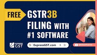 How to file GSTR3B  [Free]  in 3 Minutes | www.expressgst.com