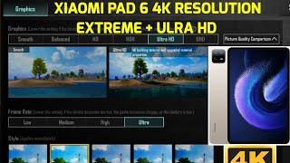 OMG!!! XIAOMI PAD 6 PRO PUBG TEST  XIAOMI PAD 6 PRO EXTREME + 4K UTRA HD !! NIKUZ PUBG