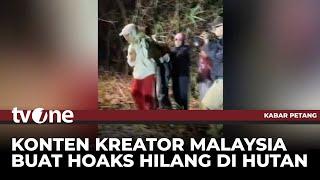 Viral Konten Hoaks Selebgram Malaysia, Dikabarkan Menghilang di Bukit | Kabar Petang tvOne