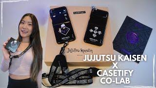 Jujutsu Kaisen x CASETiFY Collection for Samsung Galaxy ZFlip4!! | Unboxing & Try On