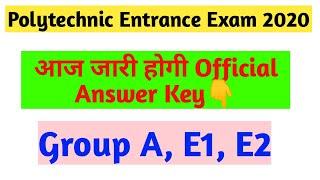 #polytechnic entrance exam 2020 answer key Group A|#answer key polytechnic group E1 and E2|