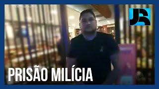 Chefe da milícia de Queimados (RJ) é preso em restaurante luxuoso