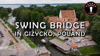 Swing Bridge in Giżycko, Poland by Drone [DJI Mavic Air 4K]