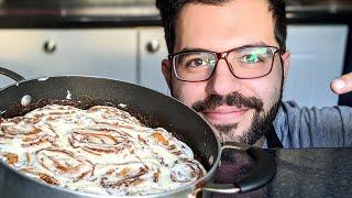 Cinnamon Rolls | اطيب سينابون رولز اكلتة  في حياتي| مع الصوص الأصلي  | شيف شاهين