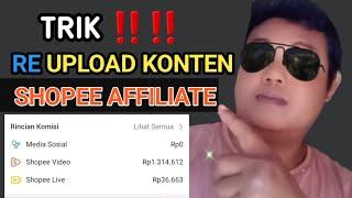 1,3 JUTA KOMISI DARI SHOPEE AFFILIATE CUMA RE UPLOAD KONTENT AJA