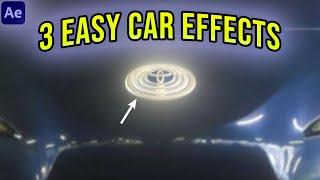 3 Easy Car Effects in After Effects