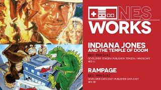 Indiana Jones and The Temple of Doom & Rampage retrospective: Smash’n grab | NES Works #101