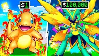 $1 Vs $100,000 POKEMON in Minecraft PIXELMON!