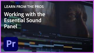 Learn from the Pros | The Essential Sound Panel with Becki & Chris | Premiere Pro Tutorial | Adobe