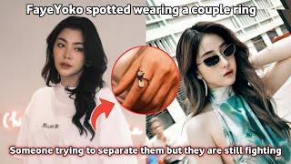 (FayeYoko) Faye & Yoko spotted still wearing their couple ring - Both FayeYoko lost weight