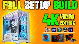 45,000-/RS BEST PC Build  With i5-12400 ! Best For 4K Editing At Max Settings | Play Edit Solution